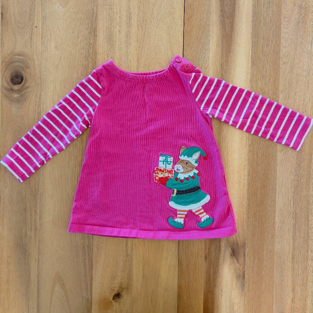 Mini Boden Holiday Appliqué Tunic 18-24M